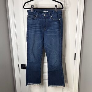 Good American Indigo Flare Jeans